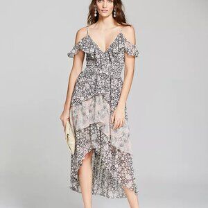 Misa Los Angeles Idalia Cold-Shoulder Dress